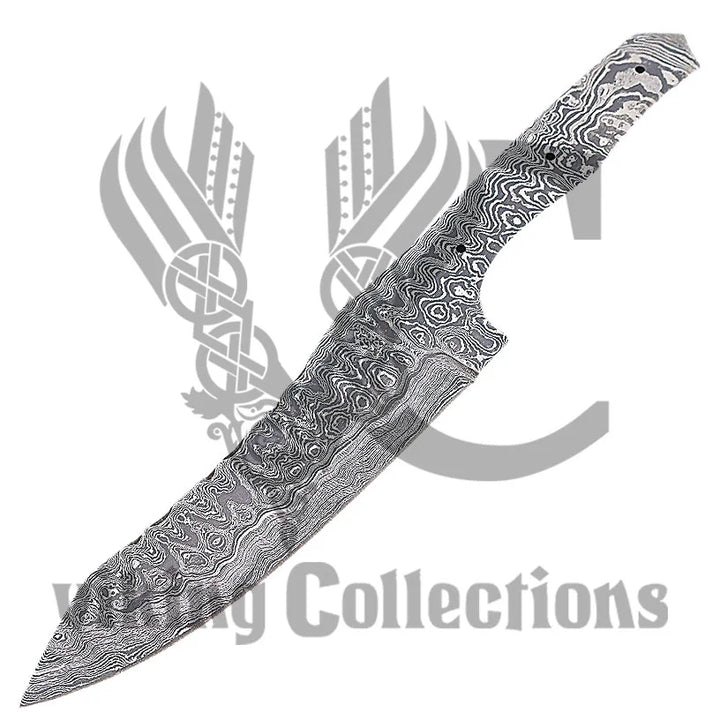 10.5 inches Long Damascus Steel Blade Skinning Knife