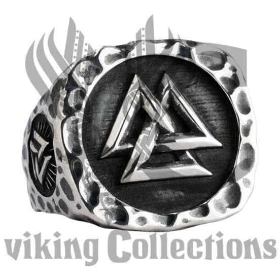 925 Sterling Silver Viking Ring - L'Éclat du Valknut