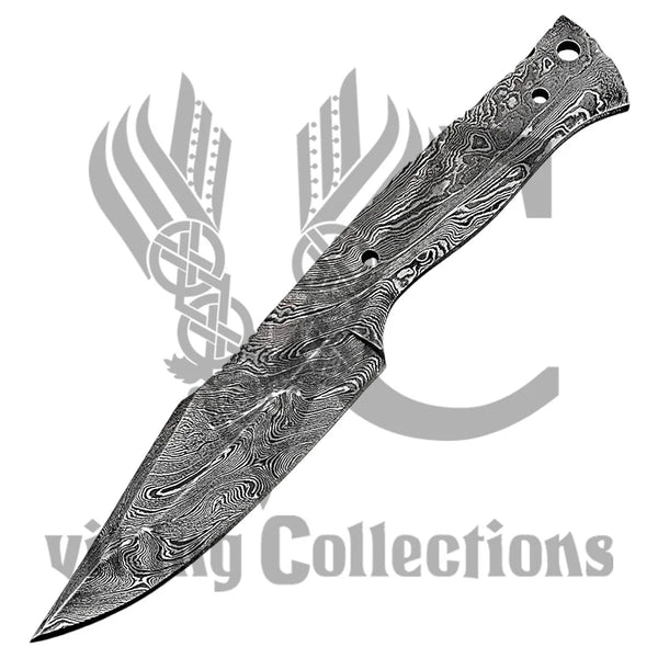 Assorted Damascus Knife Blank Blades