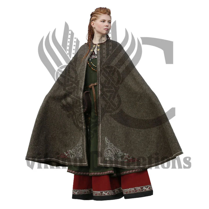 Astrid the Wolfspeaker Woolen Cape