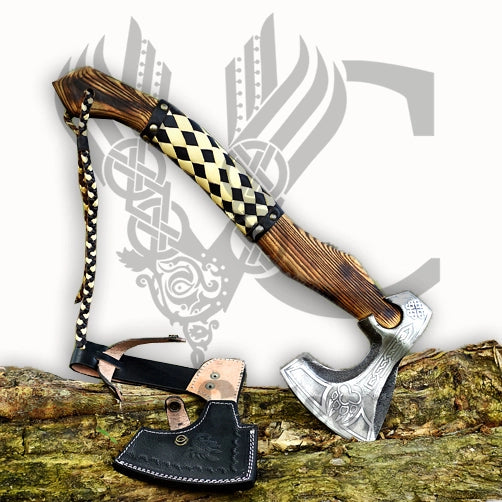 "NORSE BEAR" Viking Axe