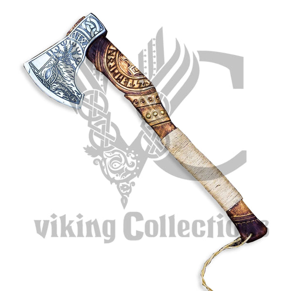 "RAGNAR'S BEARDED" Viking Axe