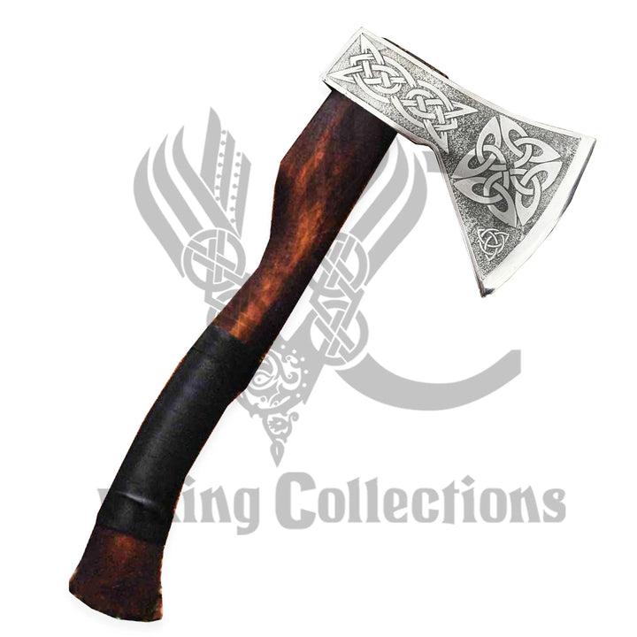 "Triquetra Celtic Knot" Viking Axe