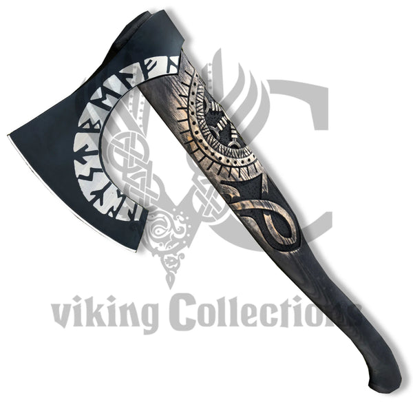 "Aegishjalmur Norse" Viking Axe