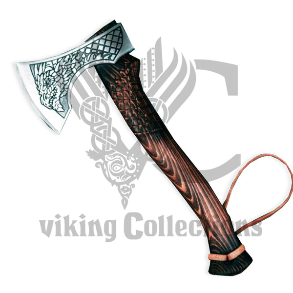 "NORSE DRAGON" Viking Axe