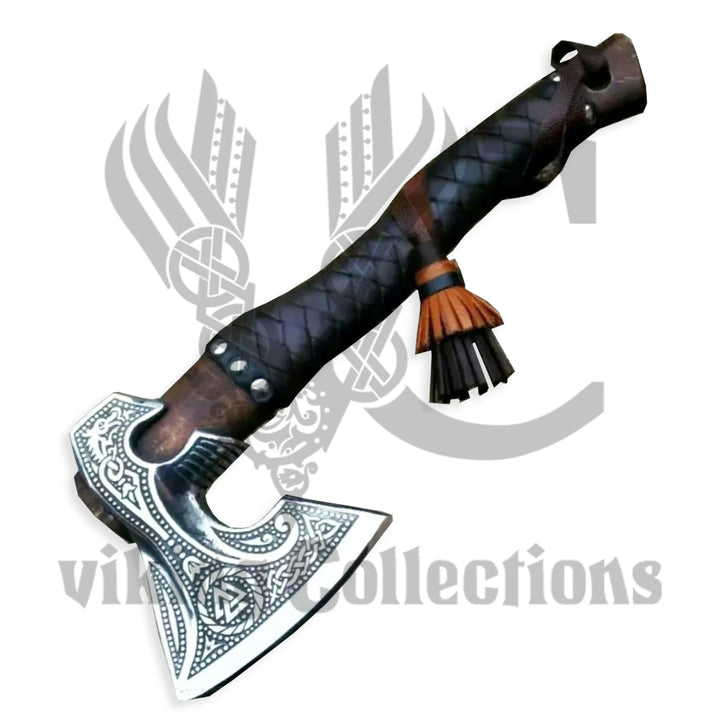 Mjolnir Valknut" Viking Axe