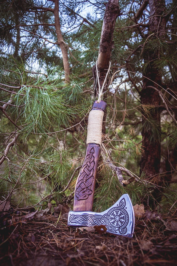 "CELTIC" Engraved Runes Viking Axe