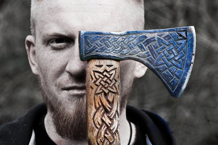 "Celtic Knot" Viking Axe