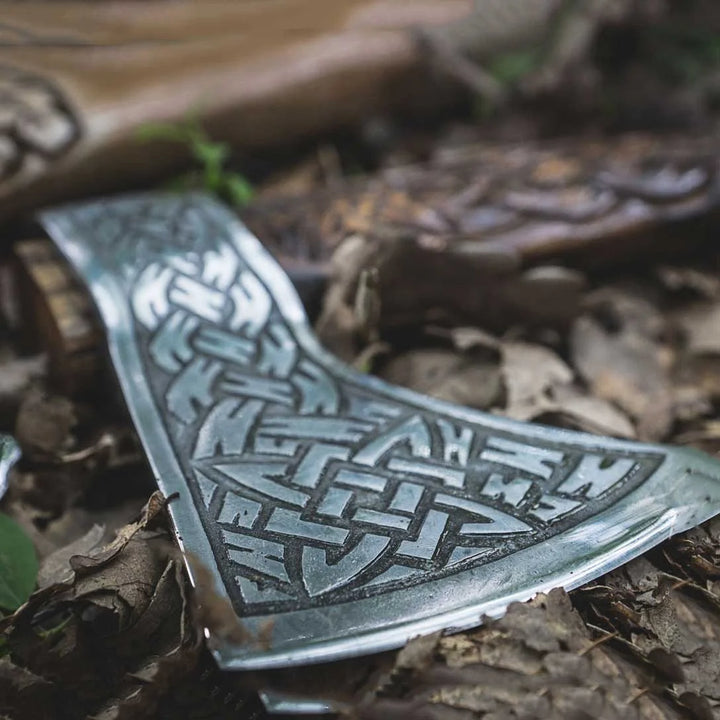 "Celtic Knot" Viking Axe