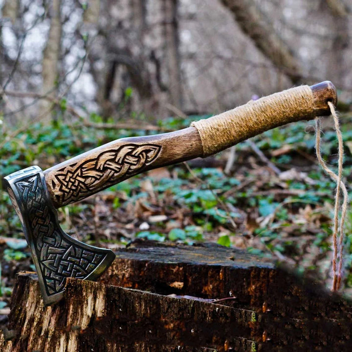 "Celtic Knot" Viking Axe