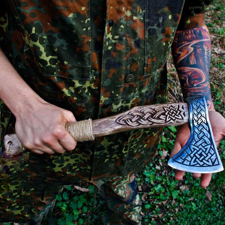 "Celtic Knot" Viking Axe