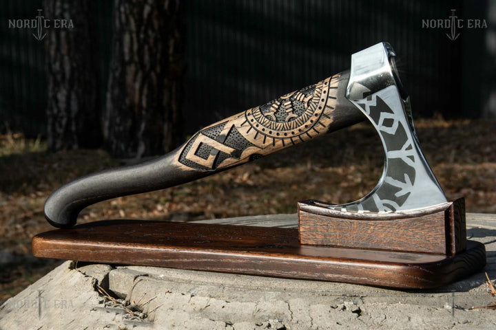 "Two-Handed Berserker" Viking Axe