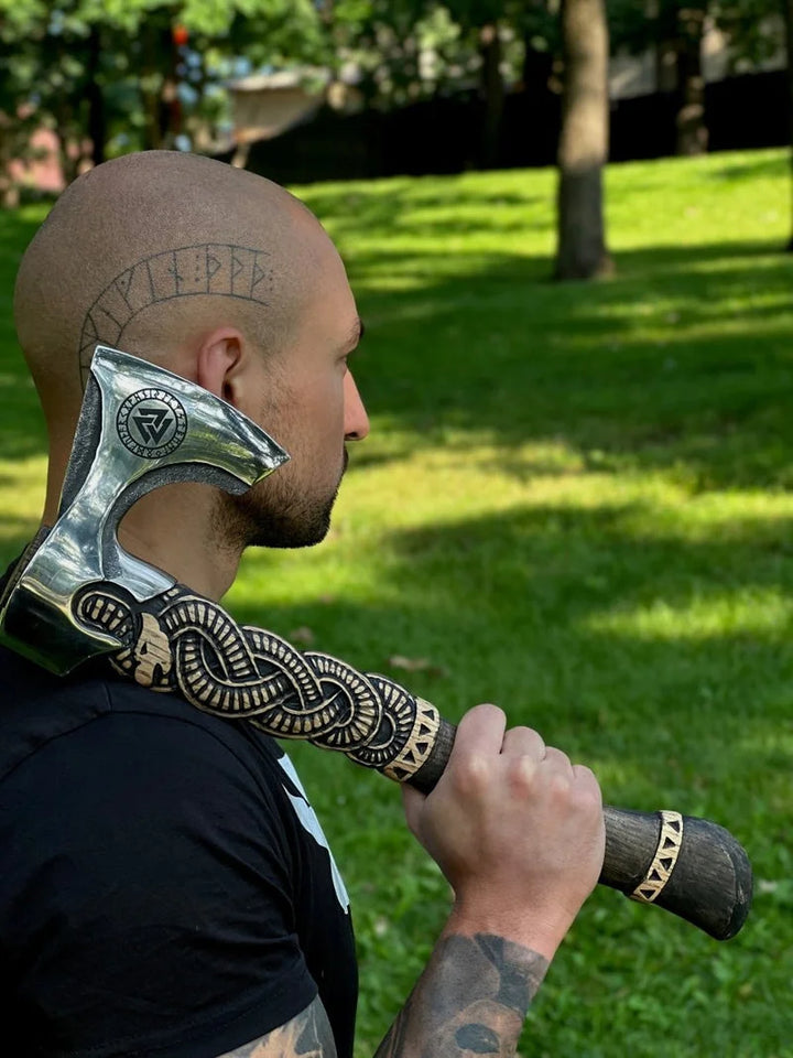 "Hache Guerrière" Viking Axe