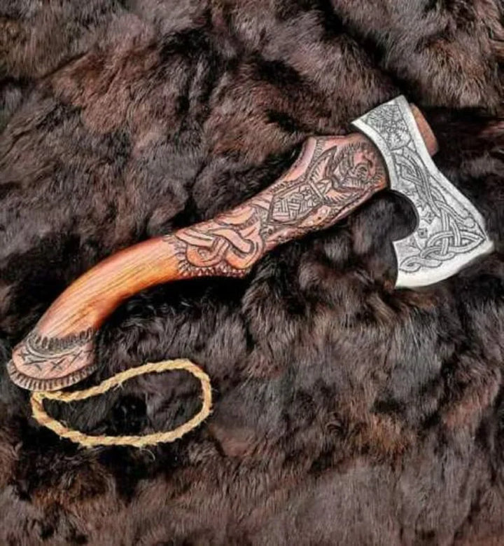 "Medousa" Viking Axe