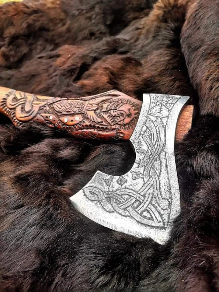 "Medousa" Viking Axe