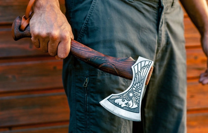 "Valkyrie Camping Hatchet" Viking Axe