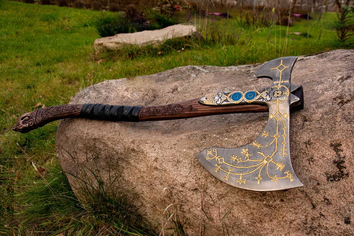 "Ragnarok Kratos" Viking Axe