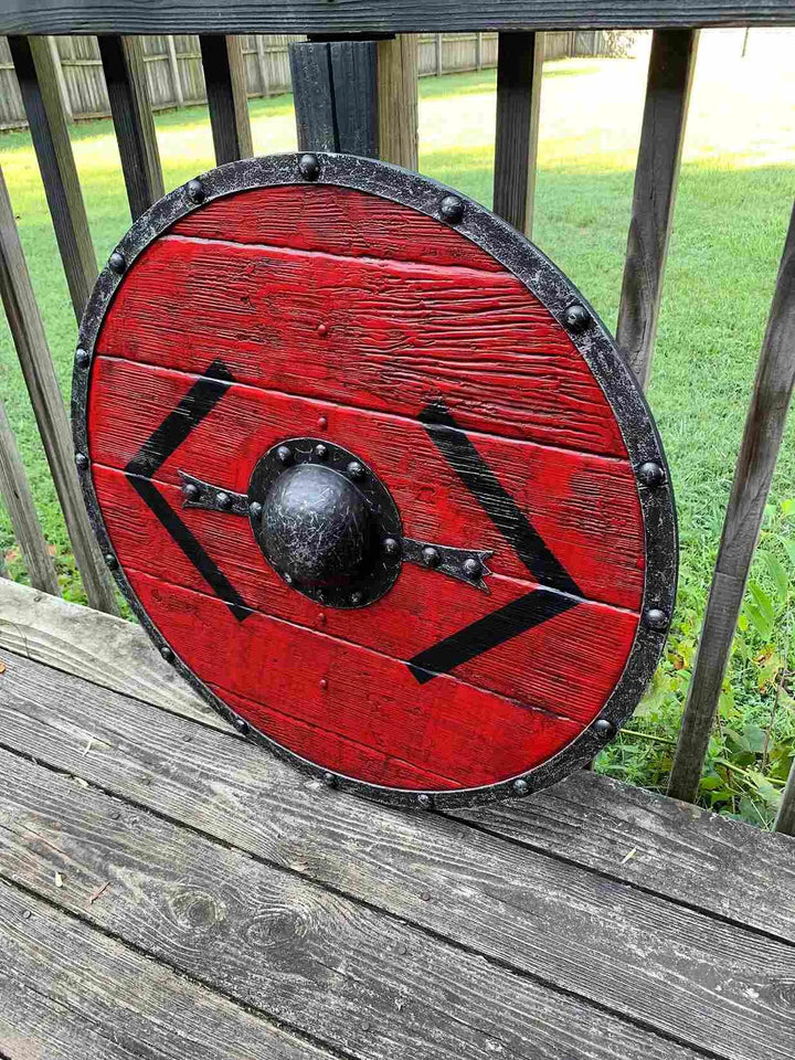 Bjorn Ironside Wood Plank Viking Shield