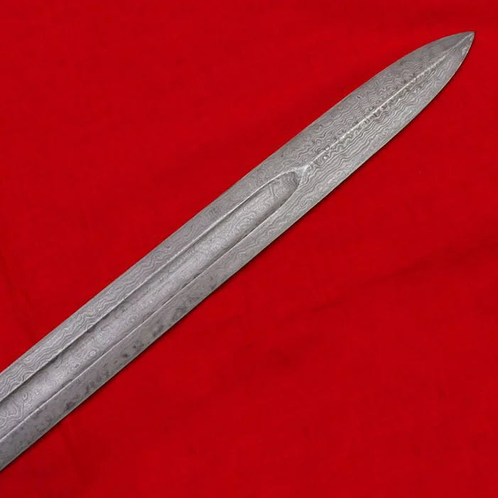 Damascus Viking Bronze hilt (Peterson Type D) sword