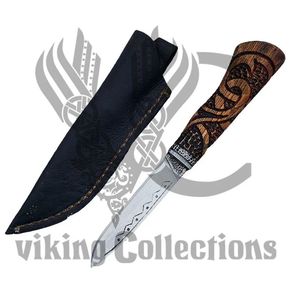 Engraved Viking Knife