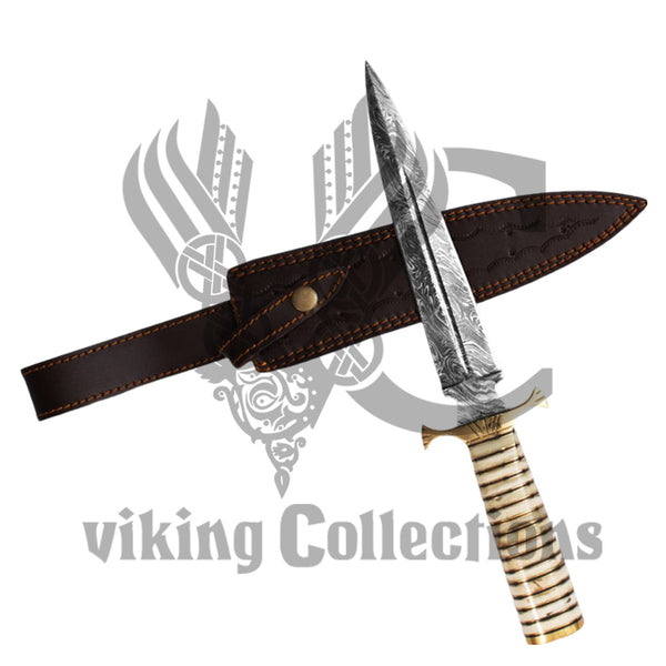 Fixed Double Edged Blade Dagger