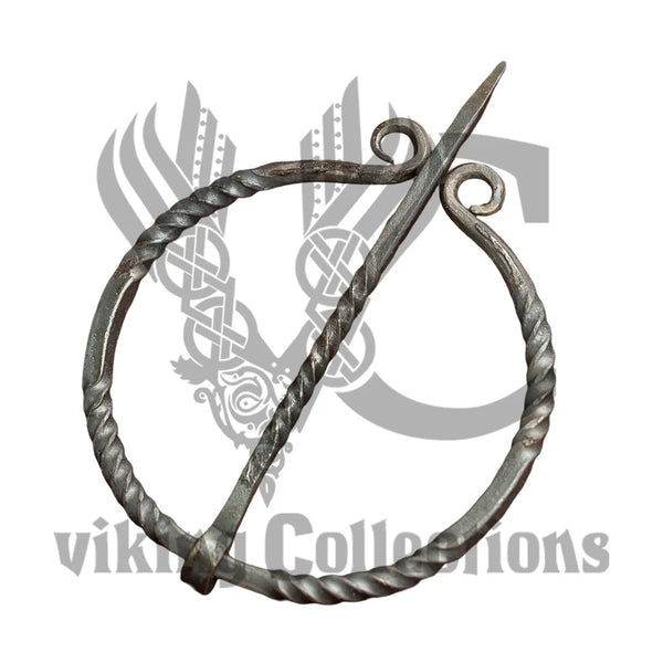 Forged Ring Brooch