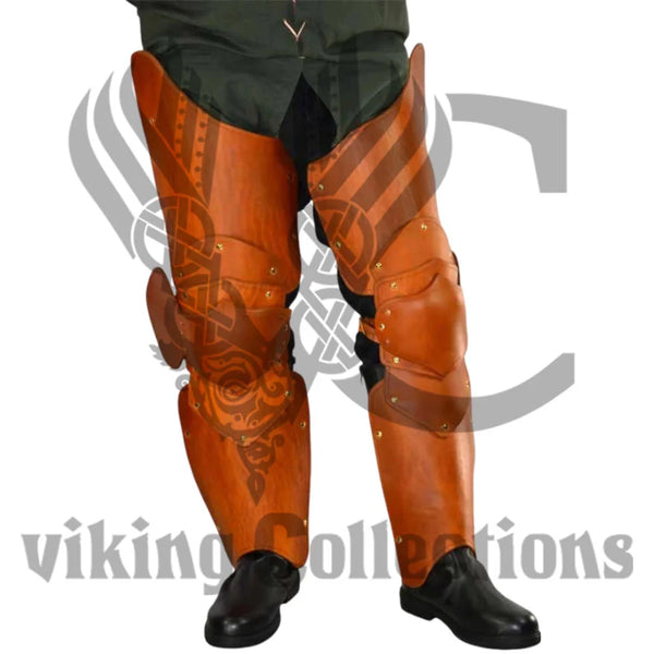 Full Leather Leg Armour