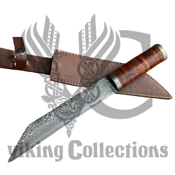 Hand Forged Medieval Viking Seax Knife