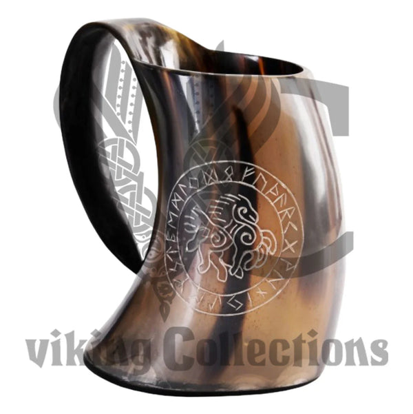 Horn Beer Mug | Tankard - Sleipnir