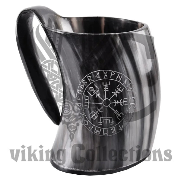 Horn Beer Mug | Tankard - Vegvísir