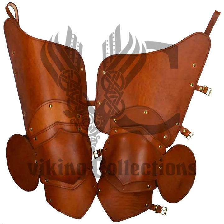 Knightly 3/4 Leather Leg Armour