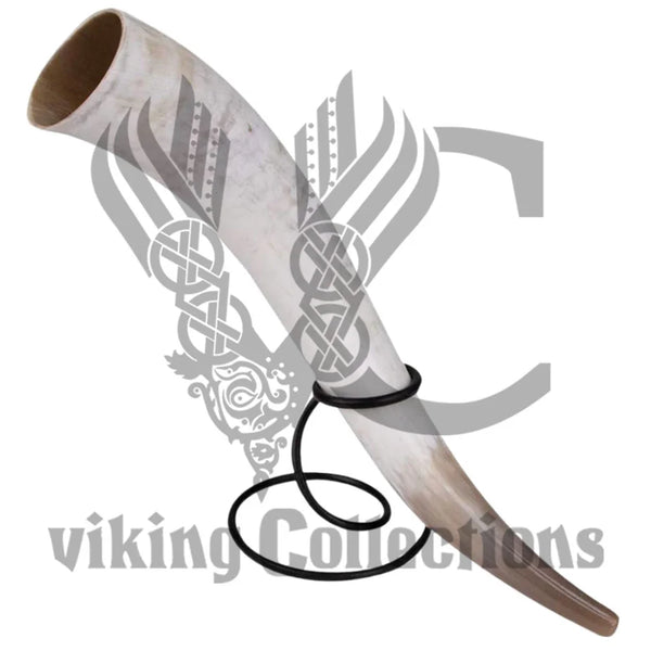 Loki’s Oversized Drinking Horn with Stand