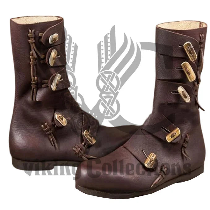 Medieval Boots for Men Women Gothic