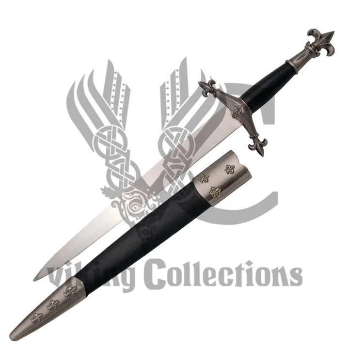 Medieval Fleur de Lis Dagger