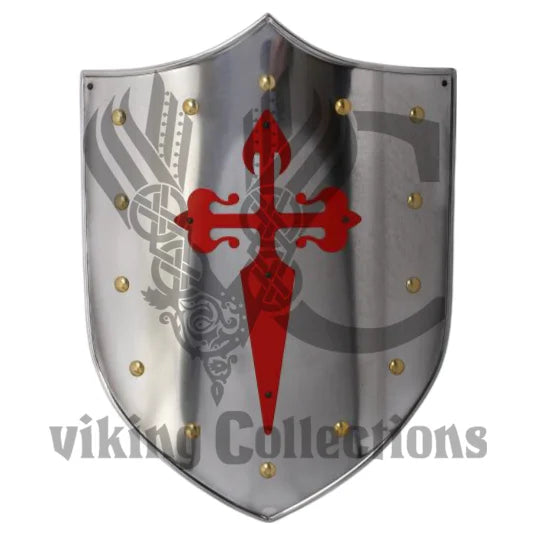 Metal shield with Cross of Saint James