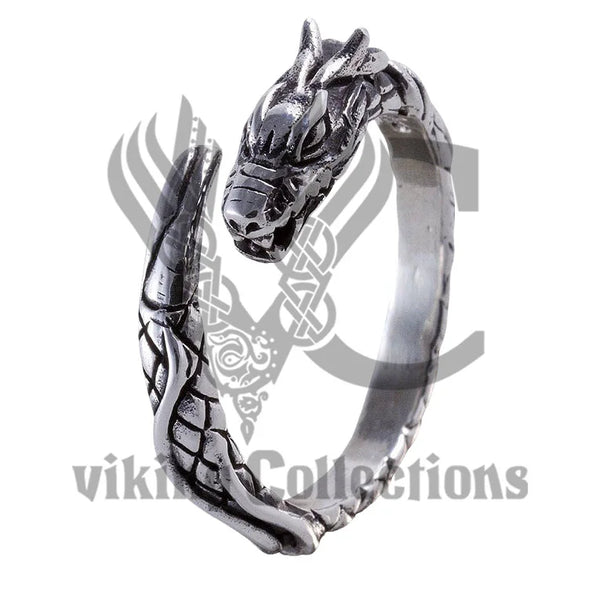 Midgard Serpent Silver Ring