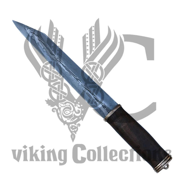 NJÖRD Damascus Steel Viking Seax knife