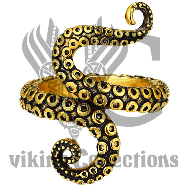 Octopus Rings Aesthetic Grunge Vintage Punk ring