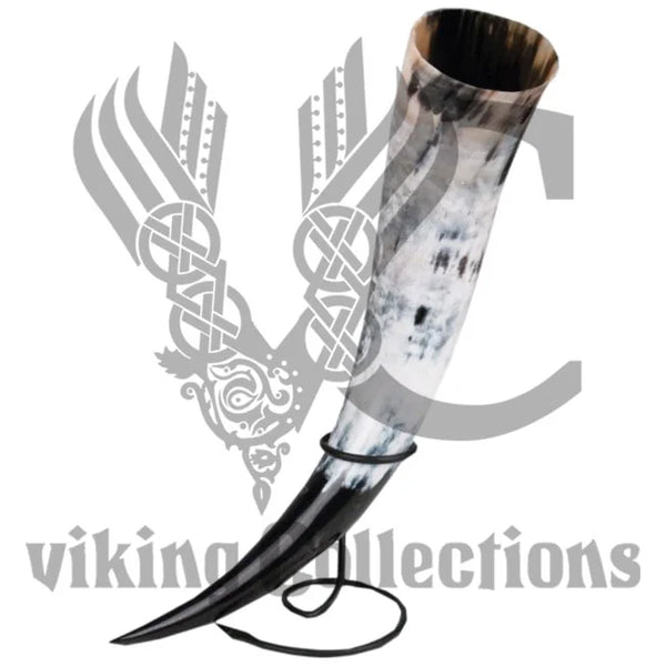 Odin’s Oversized Drinking Horn with Stand