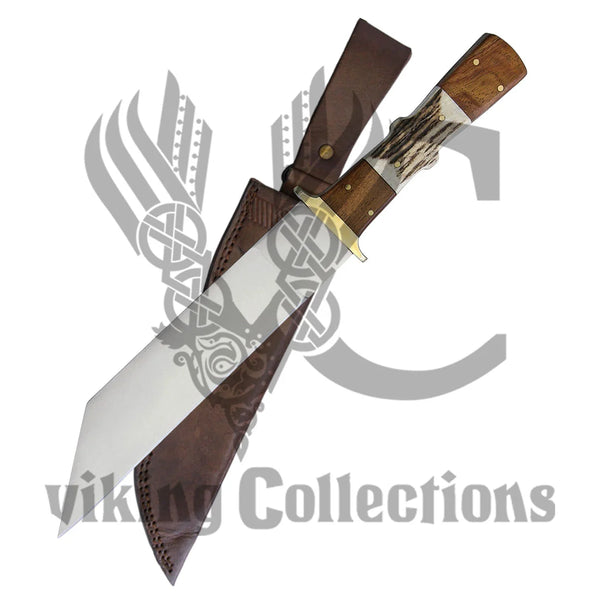 Seax With Rosewood & Stag Handle