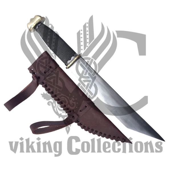 Seax With Wire Wrapped Handle