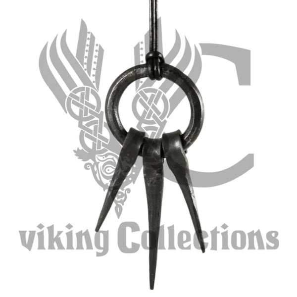 Spike necklace, nail pendant, viking jewelry, claw, pagan