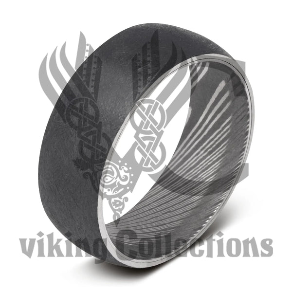 The Ringwraith Damascus Steel Ring