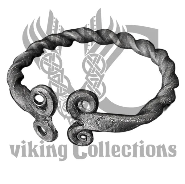 Twisted Iron Viking Bracelet / Arm Ring