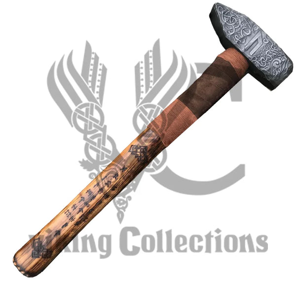 Viking Bear Totem Hammer