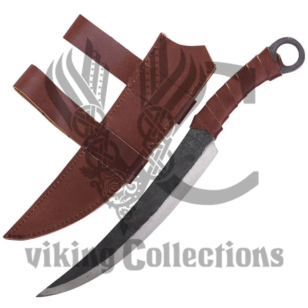 Viking Knife Knut with leather sheath